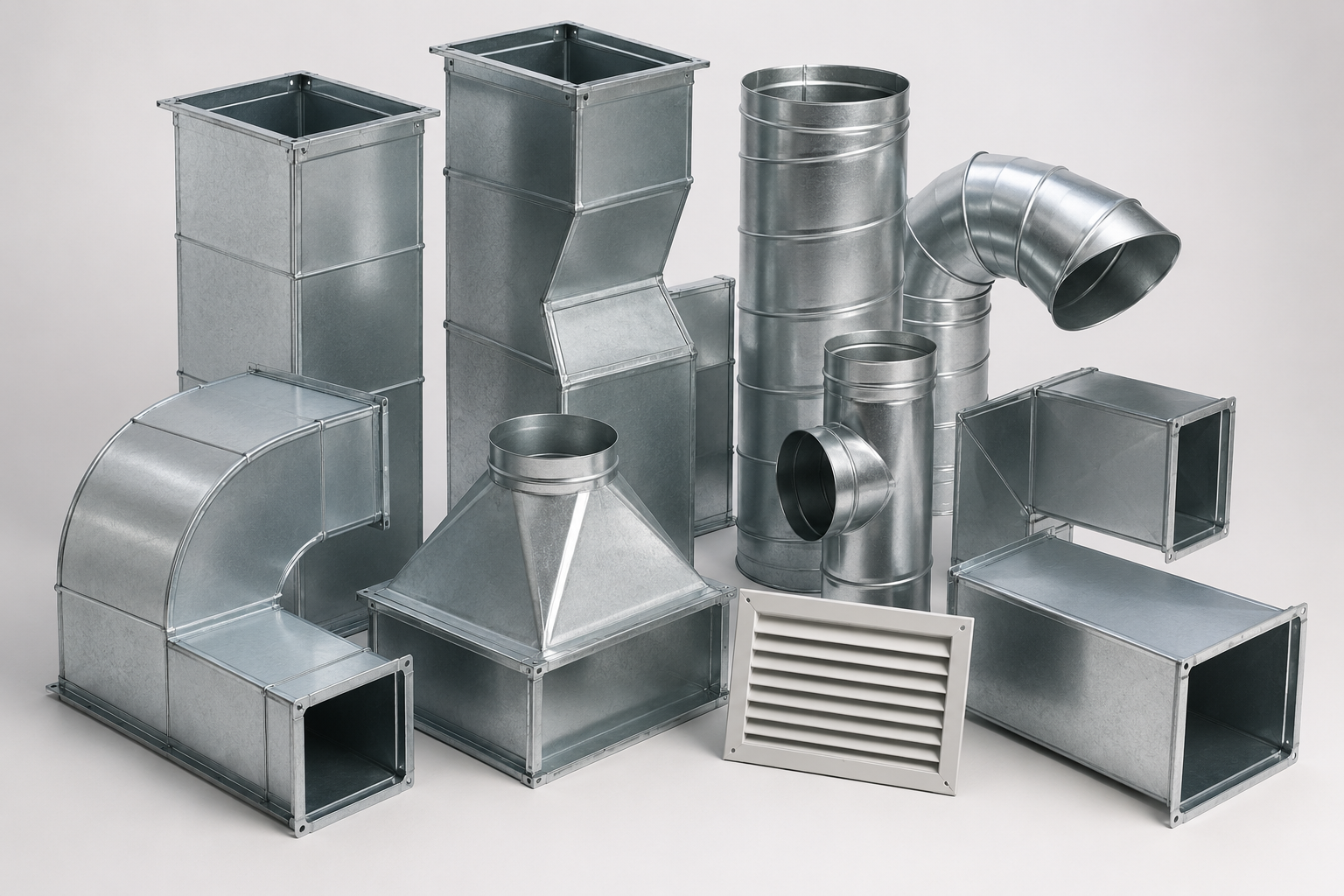 Commercial GI Exhaust And Fresh Air Ducting System in Pakistan | Hatimi Engineering Works