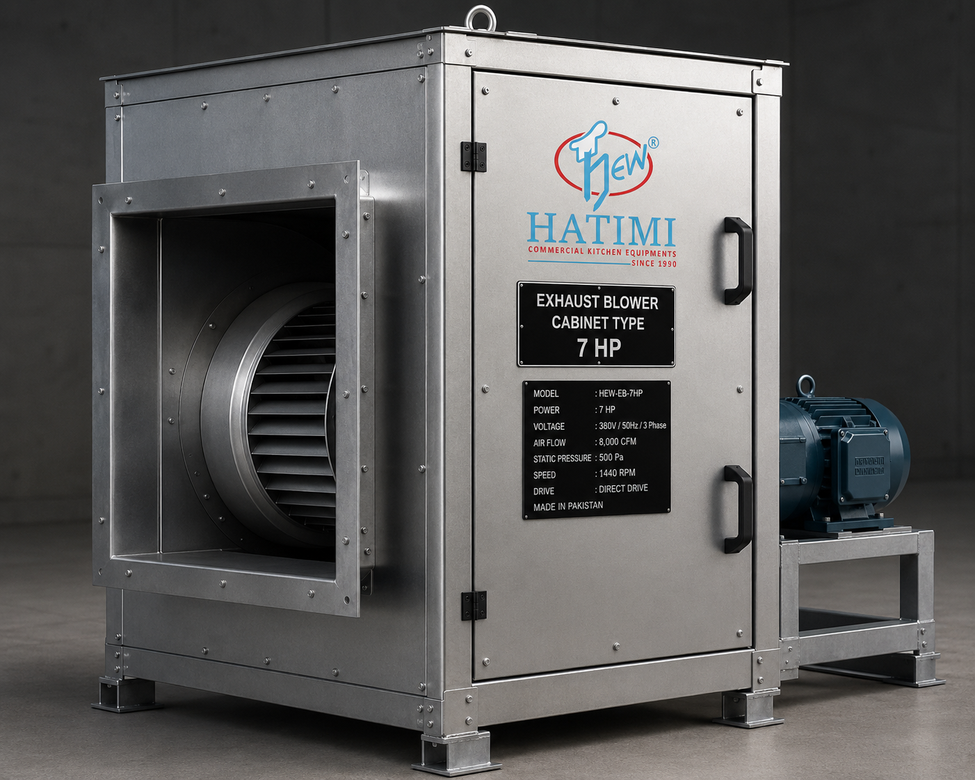 Commercial Exhaust Cabinet Blower in Pakistan